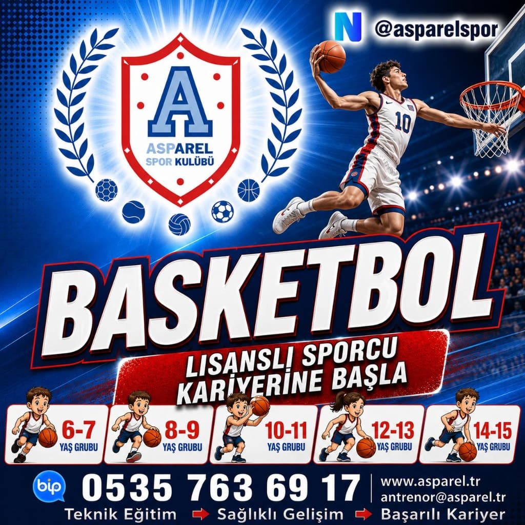 Asparel Basketbol — lisanslı sporcu kariyerine başla